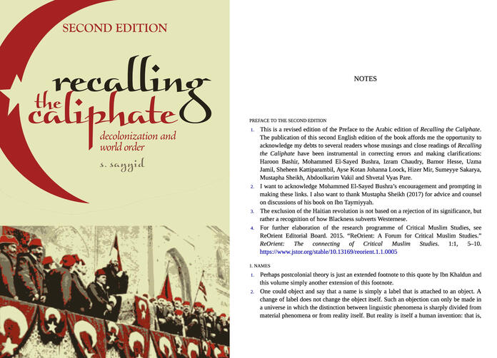 S. Sayyid, Recalling the Caliphate, Second Edition